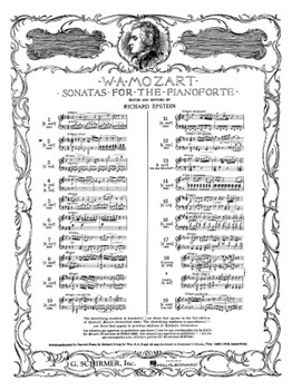 Sonata K280 F Major by Mozart Wolfgang Amadeus - Epstein - for Piano