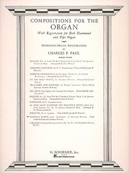 Wedding March From "Lohengrin" by Wagner Richard - Barnes - for Organ Solo