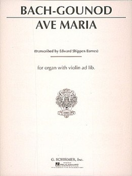 Ave Maria by Bach and Gounod - Barnes - for Violin w/o