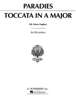 Hal Leonard Paradies P Hughes E  Toccata in A Major - Piano Solo Sheet