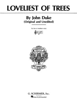 Loveliest Of Trees by Duke John for Medium Voice