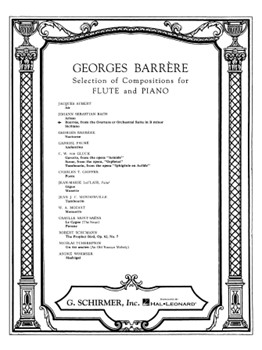 Georges Bourree Selection of Compositions for Flute and Piano -