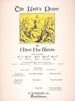 Lord's Prayer - Medium High Voice (D-Flat) and Organ
