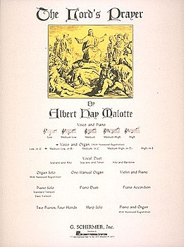 Lord's Prayer - Medium Low Voice (B-Flat) and Organ