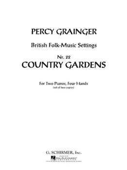 Country Gardens by Grainger Percy Aldridge for 2 Piano 4 Hands