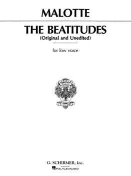 Beatitudes The by Malotte Albert Hay for Lo Voc