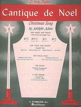 G Schirmer Adam A Nobel T  Cantique de Noel - Organ Solo