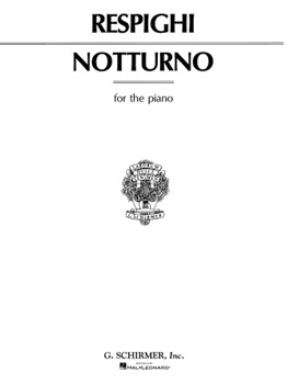 Notturno by Respighi Ottorino for Piano