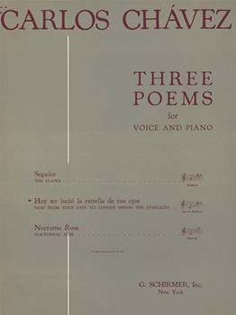 Now From Your Eyes Md Or Lo No Longer Shines/Hoy No Lucio Vo/Pno by Chavez Carlos for