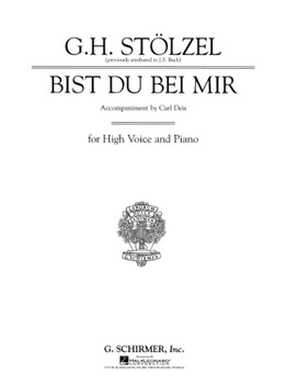 Bist du bei mir (Thou Art My Joy) - High Voice