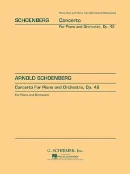 Concerto Op. 42 by Schoenberg Arnold for