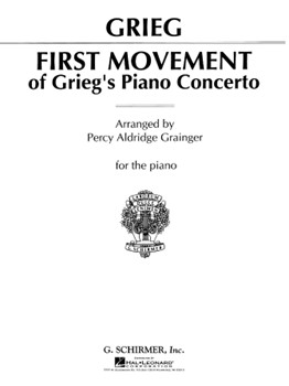 G Schirmer Grieg Grainger  Piano Concerto - 1st Movement - Piano Solo Sheet