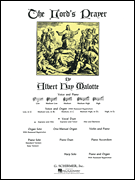 G Schirmer Malotte, Alfred Deis, C  Lord's Prayer - Duet: Soprano & Alto (in Db) - Vocal Duet