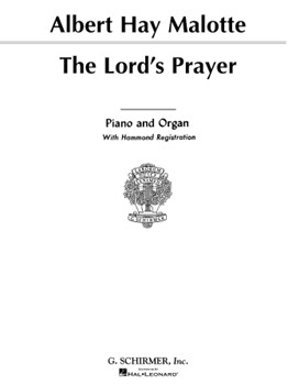 Lord's Prayer by Malotte Albert Hay for Piano and Organ