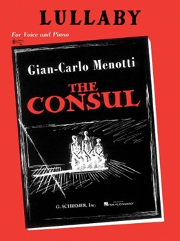 Lullaby From "the Consul" by Menotti Gian Carlo for Vocal