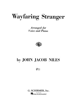 Wayfaring Stranger by Niles John Jacob for Vocal Solo