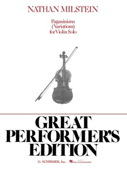 Paganiniana (variations) by Milstein for Violin Sol