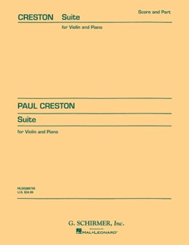Suite by Creston for Violin and Piano