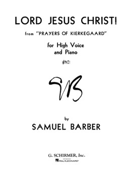 Lord Jesus Christ from Prayers of Kierkegaard by Barber Samuel for