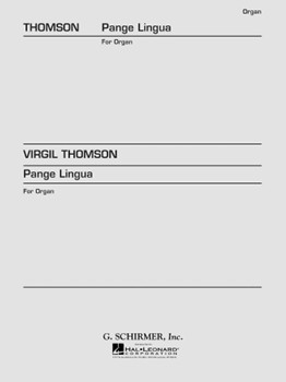 Pange Lingua by Thomson Virgil for