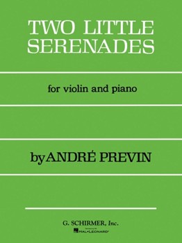 2 Little Serenades by Previn Andre for Violin