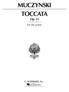 Toccata Opus 15 by Muczynski Robert for Piano