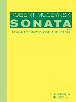 Sonata, Op. 29 - Alto Sax and Piano Alto Sax