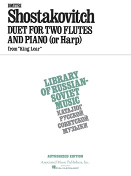 Duet From King Lear by Shostakovich Dmitri for Flute Duet
