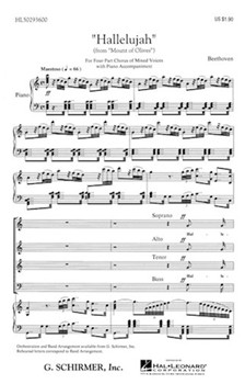 Hallelujah from "Mount of Olives" by Beethoven Ludwig van for SATB