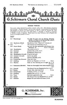 Heavens Are Declaring Solos Organ by Beethoven Ludwig van - Buck D - for SATB