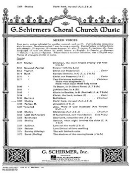 Hark Hark My Soul by Shelley Harry Rowe for SATB