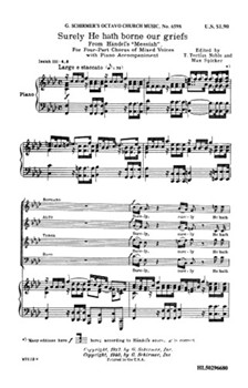 Surely He Hath Borne Our Griefs by Handel George Frideric - Spicker Max - for SATB