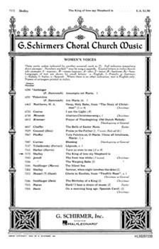 The King of Love My Shepherd Is by Shelley Harry Rowe for SSA