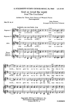 God So Loved The World by Stainer - Treharne Bryceson - for SSA