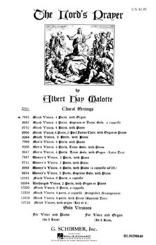 Lord's Prayer by Malotte Albert Hay - Deis Carl - for SATB