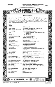 Listen To The Lambs by Dett Robert Nathaniel - Dett - for SATB