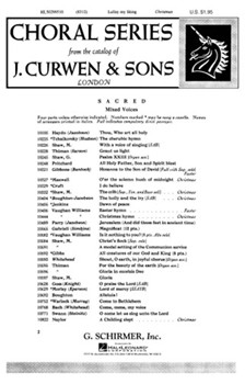 Lullay My Liking by Holst Gustav for SATB