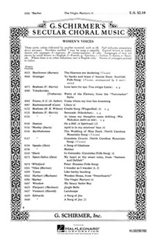 Virgin Martyrs Unacc by Barber Samuel for SSA