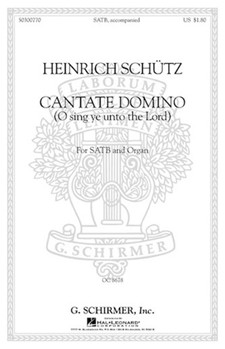Cantate Domino by Scheutz - Beveridge - for SATB
