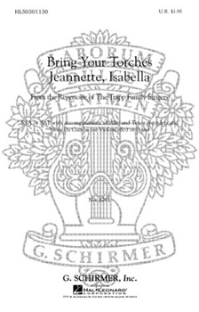 Bring Your Torches Jeanette Isabella Rec Vla Da Gamba /Sat by French Carol - F Wasner - for SSA