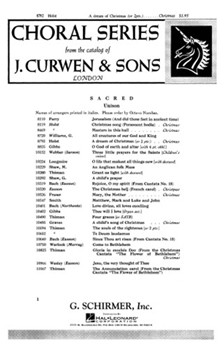 Dream Of Christmas by Holst Gustav for 2-Part