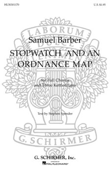 Stopwatch And An Ordinance Map 3 Tympani by Barber Samuel for TTBB
