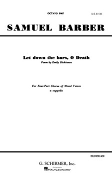 Let Down The Bars O Death by Barber for SATB