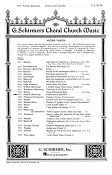 Father Most Merciful Gr/Eng Panis Angelicus by Franck Cesar - Downing Kurt - for SATB