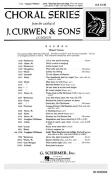 Lord Thou Hast Been Our Refuge by Vaughan Williams Ralph for SATB
