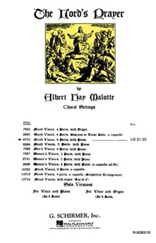 Lord's Prayer by Malotte Albert Hay - Deis Carl - for SATB