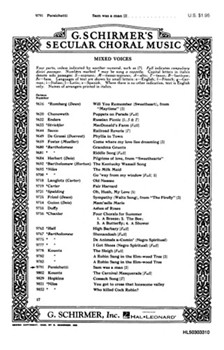 Sam Was A Man by Persichetti Vincent for 2-Part