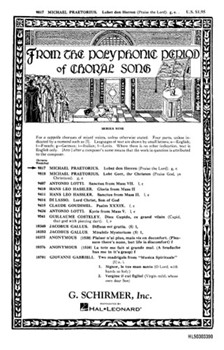 Lobet Den Herren by Praetorius Michael - Beveridge Lowell P - for SATB