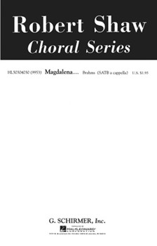 Magdalena by Brahms Johannes for SATB