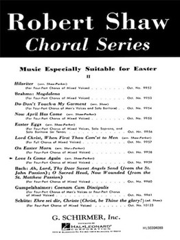 Love Is Come Again A Cappella by Traditional French - Robert Shaw - for SATB